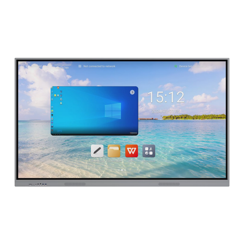 Інтерактивна панель Labotrix Vibe SA 65", комп. модуль OPS (Ultra 5-125H/8/256/W11Pro), мобільний стенд